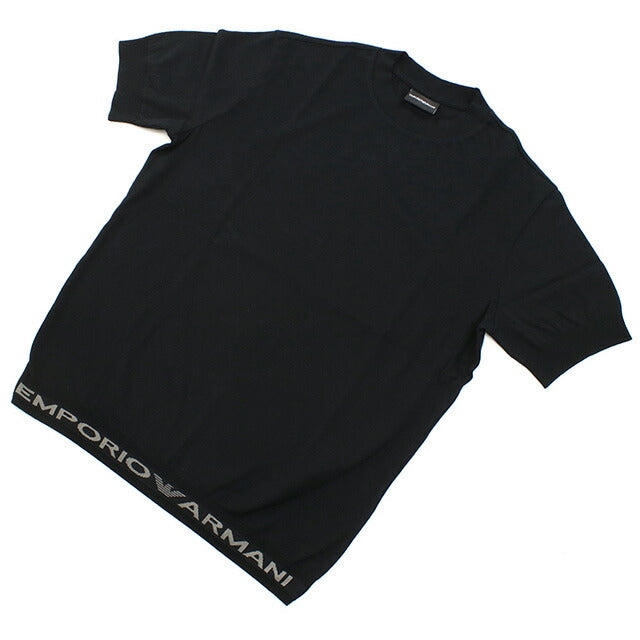 エンポリオ・アルマーニ Tシャツ メンズ ブランド EMPORIO ARMANI 6R1TEB BLACK ブラック ウェア 選べるモデル EMA6R1TEBA