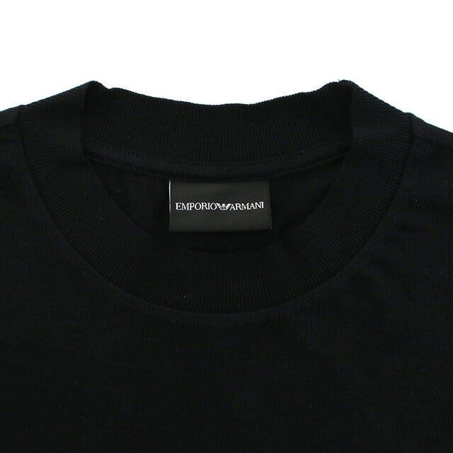 エンポリオ・アルマーニ Tシャツ メンズ ブランド EMPORIO ARMANI 6R1TEB BLACK ブラック ウェア 選べるモデル EMA6R1TEBA