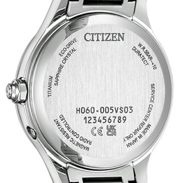 シチズン クロスシー 腕時計 ブランド レディース チタン 数量限定 ダイヤモンド 電波ソーラー CITIZEN xC ES9490-87D ES9490-87D