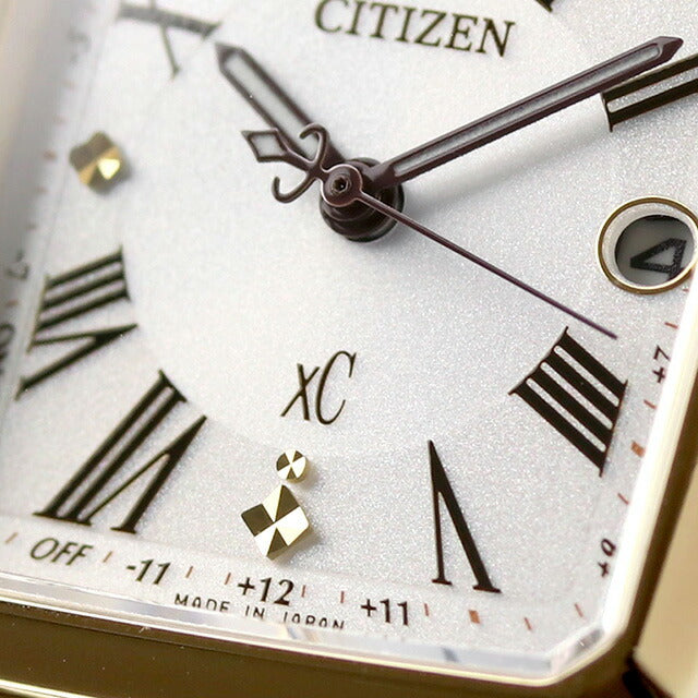 シチズン クロスシー エコドライブ電波 腕時計 ブランド レディース チタン 替えベルト 電波ソーラー CITIZEN xC ES9502-12A ES9502-12A