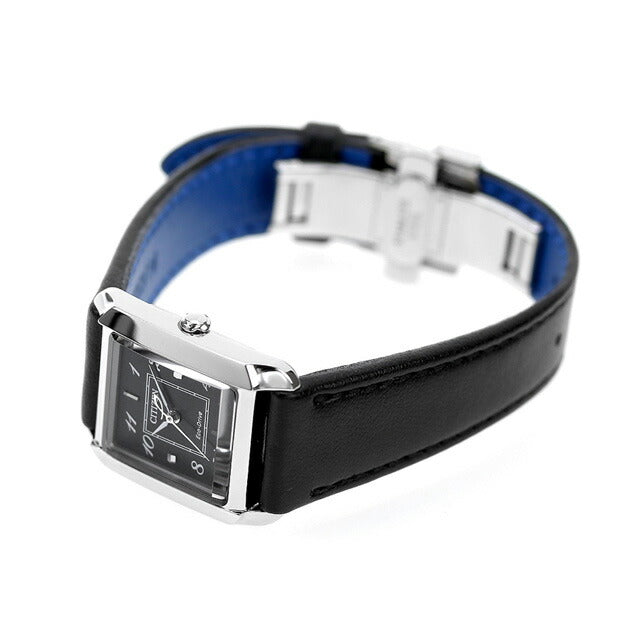 シチズン エル SQUARE Collection 光発電エコドライブ 腕時計 ブランド レディース ソーラー CITIZEN L EW5600-10E アナログ ブラック 黒 EW5600-10E