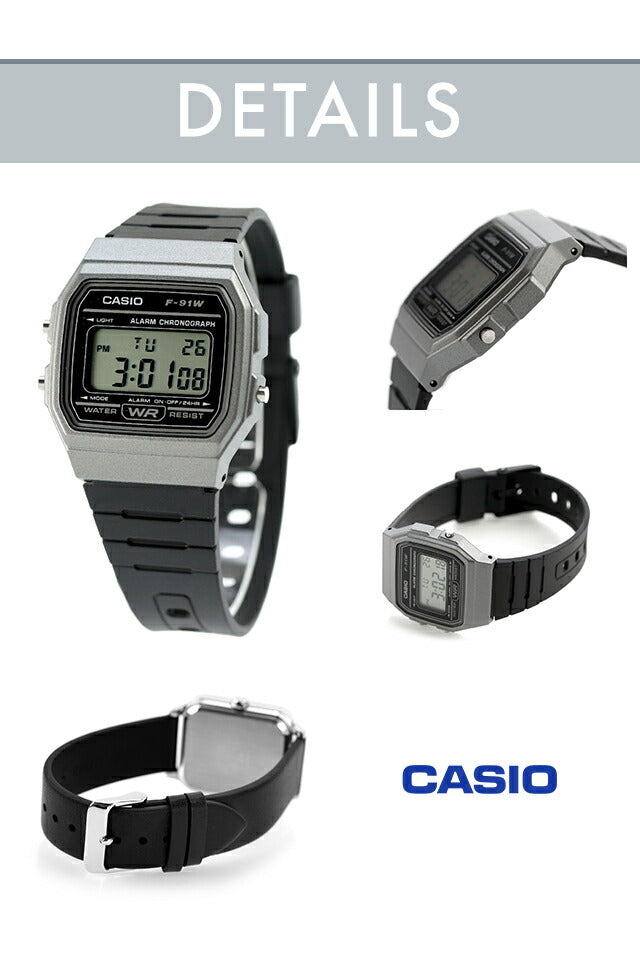 カシオ チープカシオ CASIO クォーツ 電池式 F-91 ユニセックス チプカシ 腕時計 ブランド カシオ casio デジタル 選べるモデル F-91