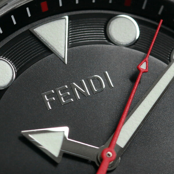 フェンディ 時計 ノーティコ 46mm スイス製 メンズ 腕時計 ブランド F108100101 ブラック F108100101