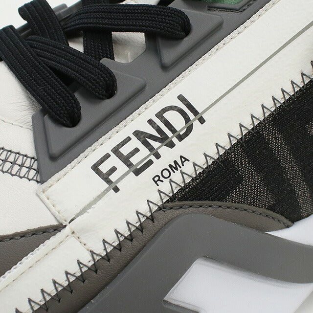 フェンディ スニーカー メンズ ブランド FENDI イタリア 7E1392 ホワイト系 グレー系 シューズ 選べるモデル FEN7E1392B