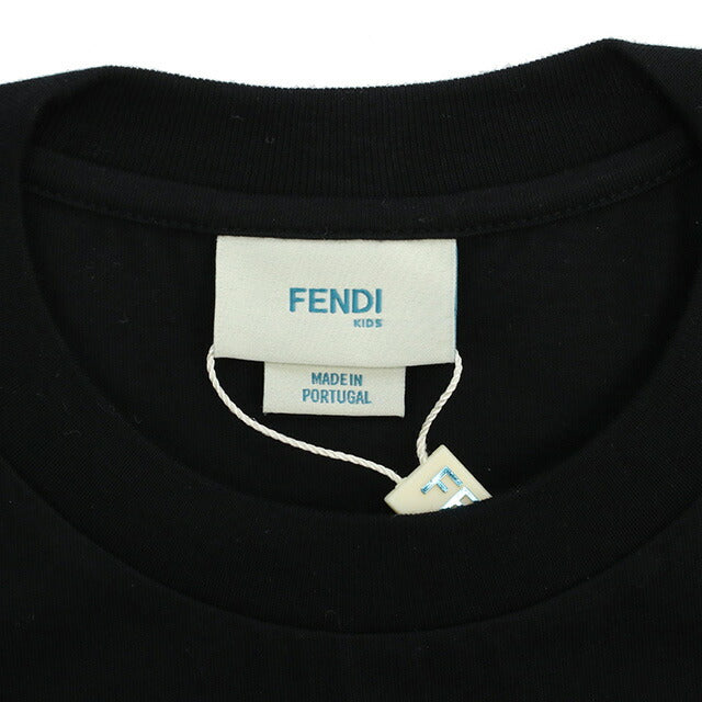 フェンディ Tシャツ ベビー ブランド FENDI ポルトガル JUI137 ブラック ウェア 選べるモデル FENJUI137A