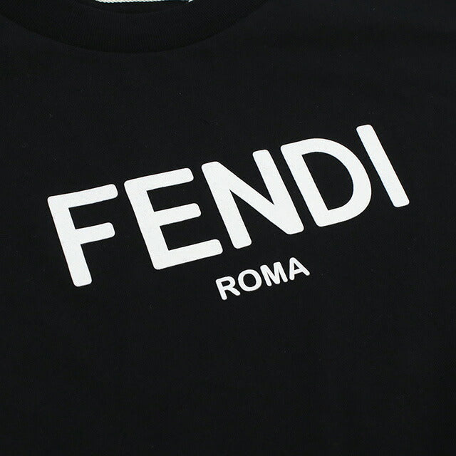 フェンディ 長袖Tシャツ キッズ ブランド FENDI ポルトガル JUI154 ブラック ウェア 選べるモデル FENJUI154A