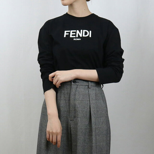 フェンディ 長袖Tシャツ キッズ ブランド FENDI ポルトガル JUI154 ブラック ウェア 選べるモデル FENJUI154A