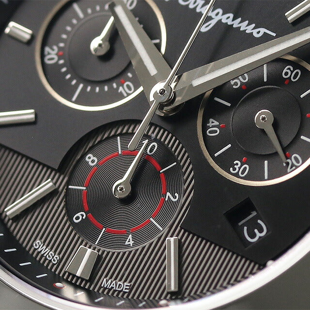 フェラガモ 1898 42mm クロノグラフ スイス製 メンズ FFM080016 腕時計 ブランド FFM080016
