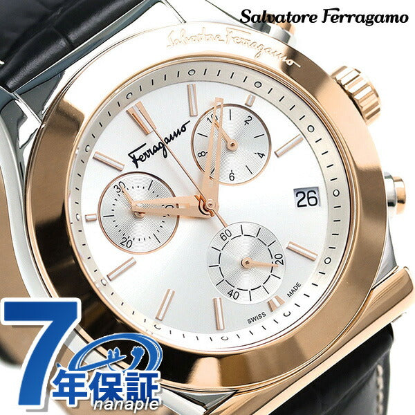フェラガモ 1898 42mm クロノグラフ メンズ 腕時計 ブランド FH6040016 FH6040016