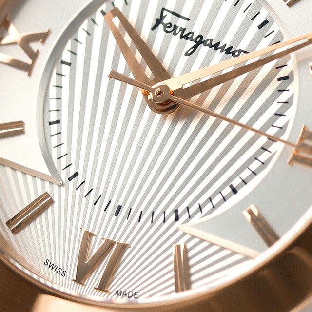 フェラガモ ヴェガ ジェント 37mm スイス製 メンズ 腕時計 ブランド FI0890016 シルバー FI0890016