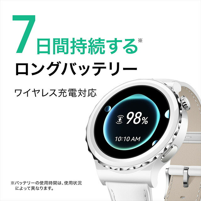 ファーウェイ WATCH GT3 Pro 43mm Silver 充電式クオーツ スマートウォッチ メンズ レディース Bluetooth 革ベルト HUAWEI FRG-B19 デジタル 記念品 ギフト FRG-B19-SV