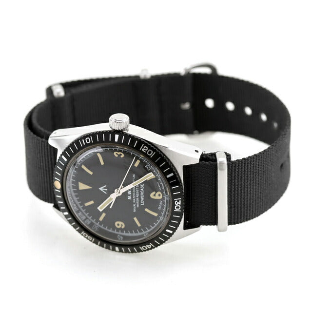 ナバルウォッチ Naval Watch Produced By LOWERCASE クォーツ 電池式 腕時計 ブランド メンズ NAVAL WATCH FRXB002 アナログ ブラック 黒 日本製 FRXB002