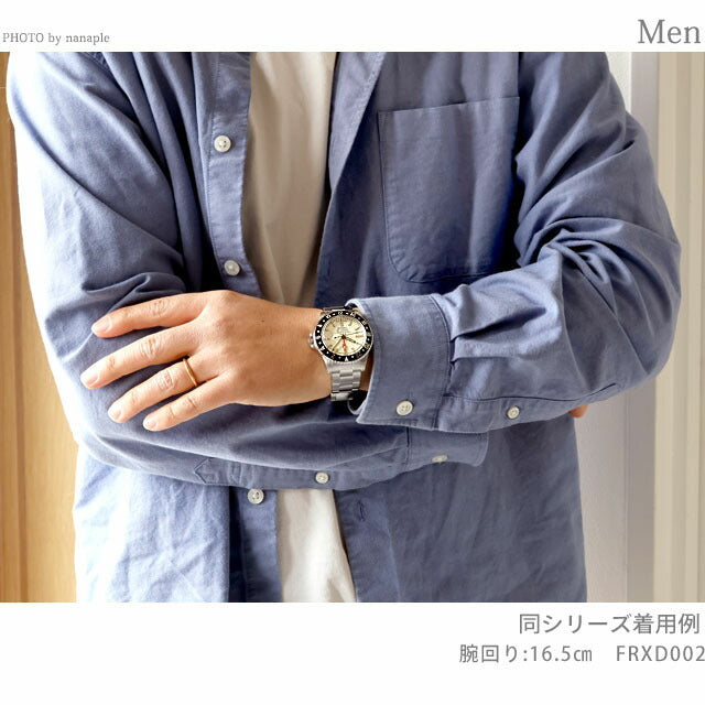 ナバルウォッチ Naval Watch Produced By LOWERCASE 自動巻き 腕時計 ブランド メンズ NAVAL WATCH FRXD002 アナログ ホワイト 白 日本製 FRXD002