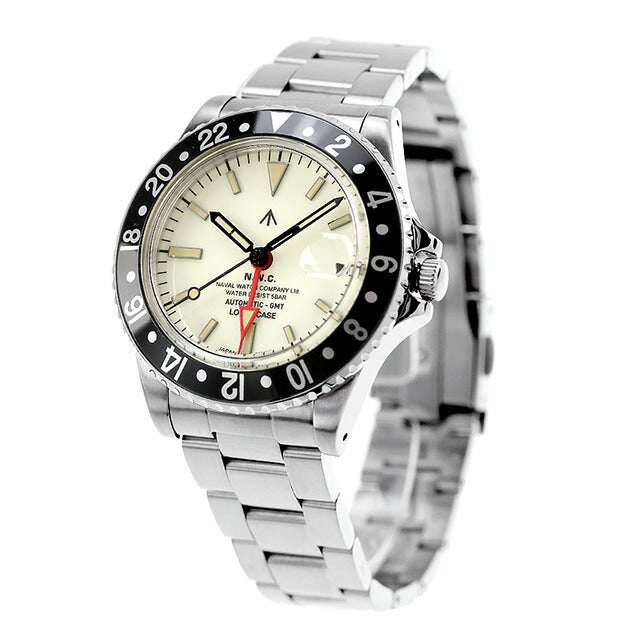 ナバルウォッチ Naval Watch Produced By LOWERCASE 自動巻き 腕時計 ブランド メンズ NAVAL WATCH FRXD002 アナログ ホワイト 白 日本製 FRXD002