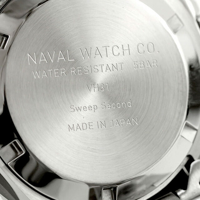ナバルウォッチ Naval Watch Produced By LOWERCASE Sweep Second クォーツ 電池式 腕時計 ブランド メンズ NAVAL WATCH FRXE001 アナログ ブラック 黒 日本製 FRXE001