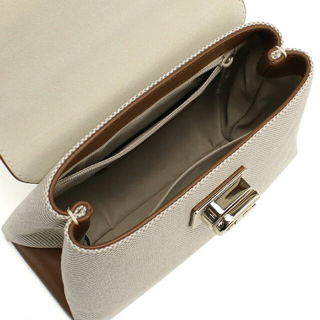 フルラ ハンドバッグ レディース ブランド FURLA FURLA 1927 WB00109 NATURALE+COGNAC ホワイト系 ブラウン系 バッグ FURWB00109061