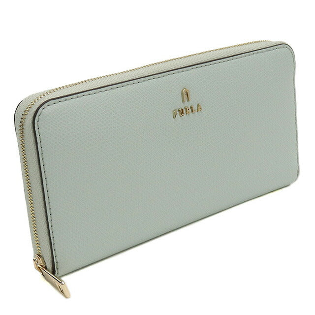 フルラ 長財布ラウンドファスナー レディース ブランド FURLA FURLA CAMELIA レザー WP00322 LAGUNA ブルー系 財布 FURWP00322101