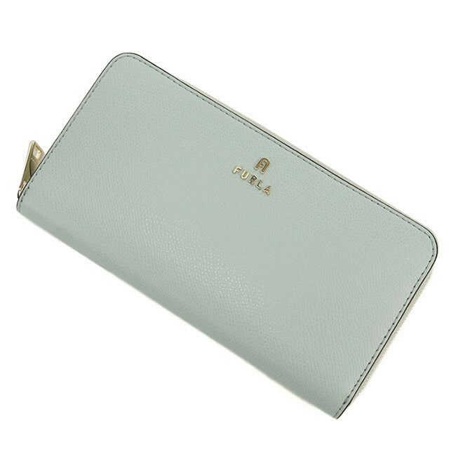 フルラ 長財布ラウンドファスナー レディース ブランド FURLA FURLA CAMELIA レザー WP00322 LAGUNA ブルー系 財布 FURWP00322101
