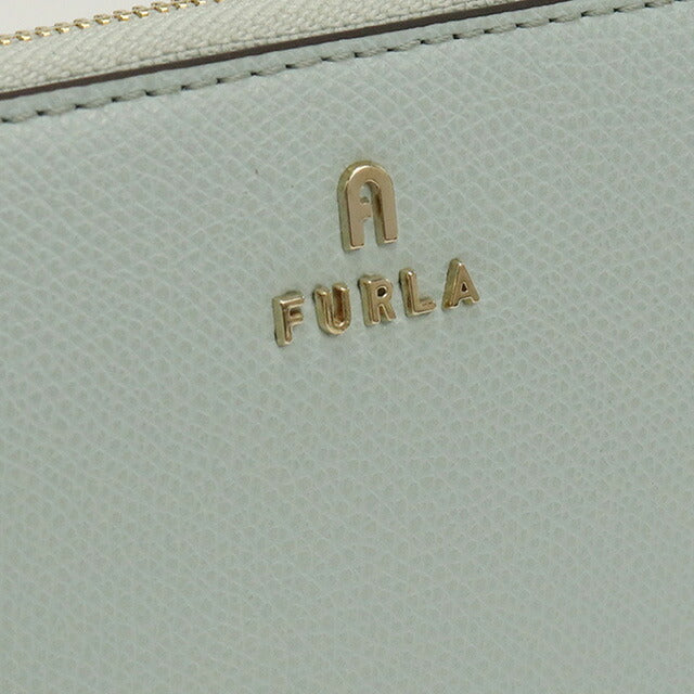 フルラ 長財布ラウンドファスナー レディース ブランド FURLA FURLA CAMELIA レザー WP00322 LAGUNA ブルー系 財布 FURWP00322101
