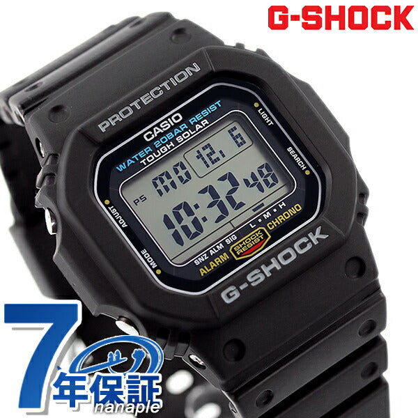 gショック ジーショック G-SHOCK G-5600 ワールドタイム ソーラー メンズ 腕時計 ブランド G-5600UE-1DR ブラック カシオ G-5600UE-1DR