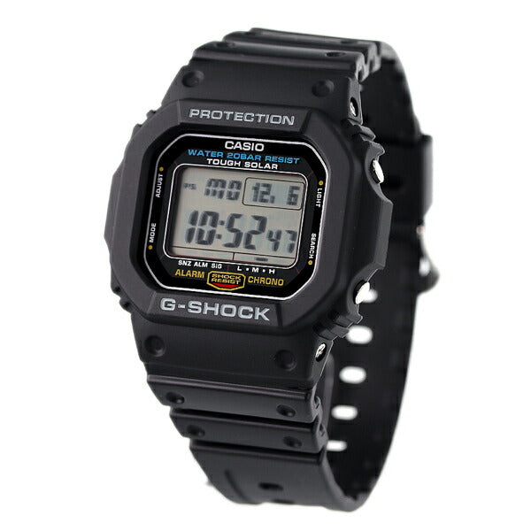 gショック ジーショック G-SHOCK G-5600 ワールドタイム ソーラー メンズ 腕時計 ブランド G-5600UE-1DR ブラック カシオ G-5600UE-1DR