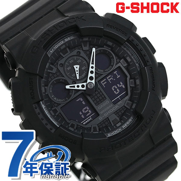 gショック ジーショック G-SHOCK Newコンビネーションモデル フルブラック GA-100-1A1DR カシオ 腕時計 ブランド メンズ GA-100-1A1DR
