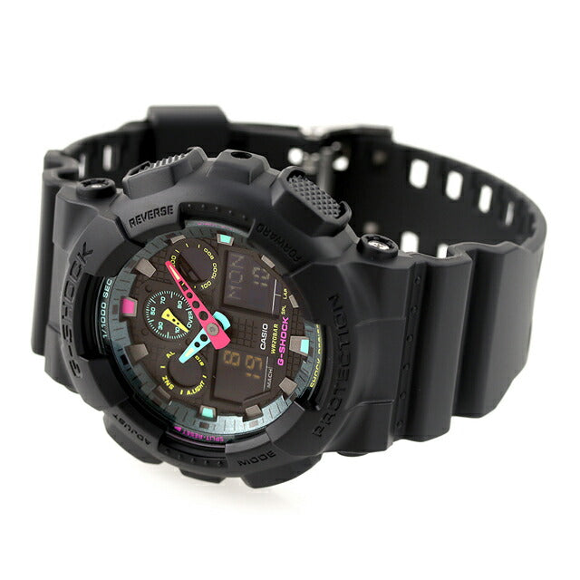gショック ジーショック G-SHOCK GA-100MF-1A アナログデジタル GA-100シリーズ メンズ 腕時計 ブランド カシオ casio アナデジ ブラック 黒 GA-100MF-1ADR