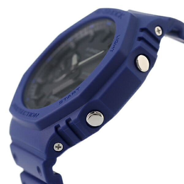 gショック ジーショック G-SHOCK GA-2100 8角形 クオーツ メンズ 腕時計 ブランド GA-2100-2ADR ブラック ブルー カシオ GA-2100-2ADR