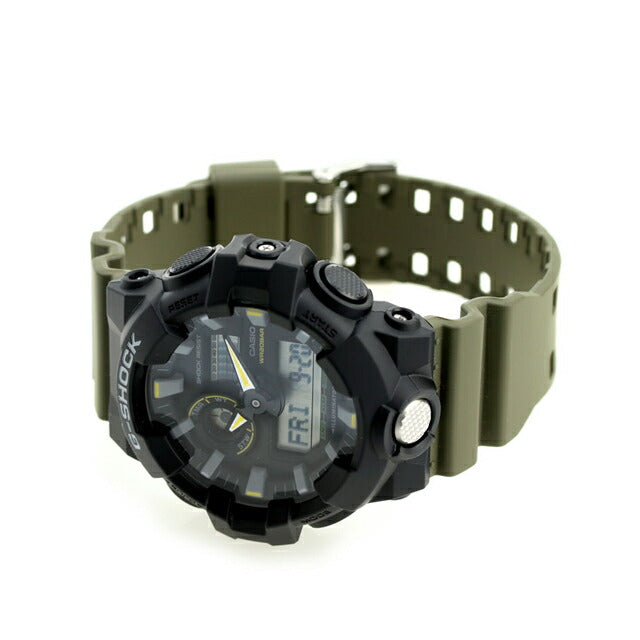 gショック ジーショック G-SHOCK GA-710TU-1A3 アナログデジタル 700シリーズ メンズ 腕時計 ブランド カシオ casio アナデジ ブラック カーキ 黒 GA-710TU-1A3DR