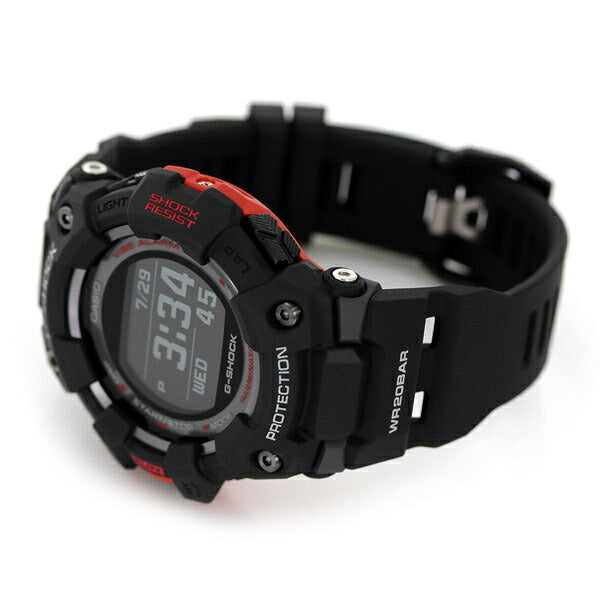 gショック ジーショック G-SHOCK メンズ 腕時計 ブランド ジースクワッド GBD-100-1DR 時計 オールブラック レッド カシオ GBD-100-1DR