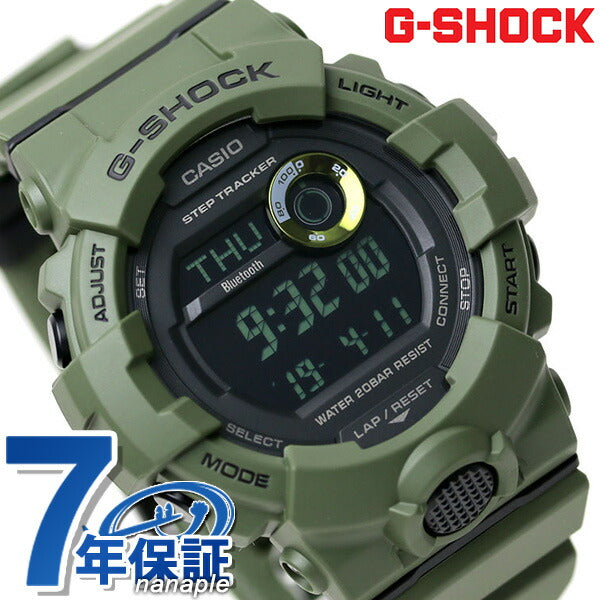 gショック ジーショック G-SHOCK G-SQUAD GBD-800 メンズ 腕時計 ブランド GBD-800UC-3DR 黒 ブラック カーキ カシオ GBD-800UC-3DR