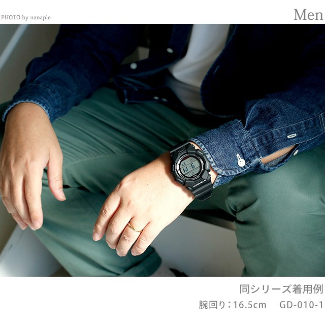 gショック ジーショック G-SHOCK クォーツ 電池式 GD-010-1A1 デジタル GD-010シリーズ メンズ 腕時計 ブランド カシオ casio デジタル ブラック 黒 GD-010-1A1DR