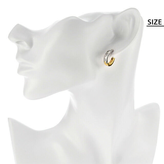 ポリス ピアス メンズ ブランド ステンレススチール フープ 片耳用 GE2102529 シルバー ゴールド アクセサリー GE2102529