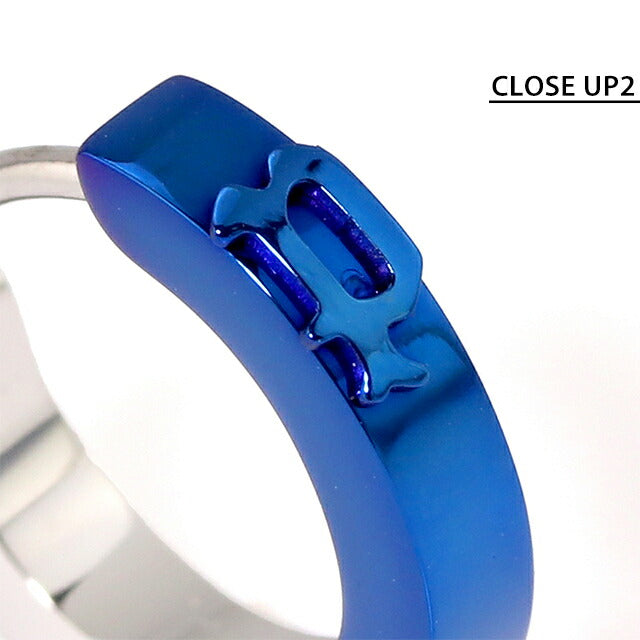 ポリス ピアス メンズ ブランド ステンレススチール フープ 片耳用 GE2102530 シルバー ブルー アクセサリー GE2102530