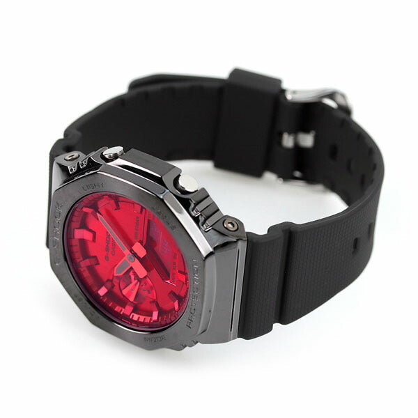 gショック ジーショック G-SHOCK GM-2100 8角形 クオーツ メンズ 腕時計 ブランド GM-2100B-4ADR レッド ブラック カシオ GM-2100B-4ADR