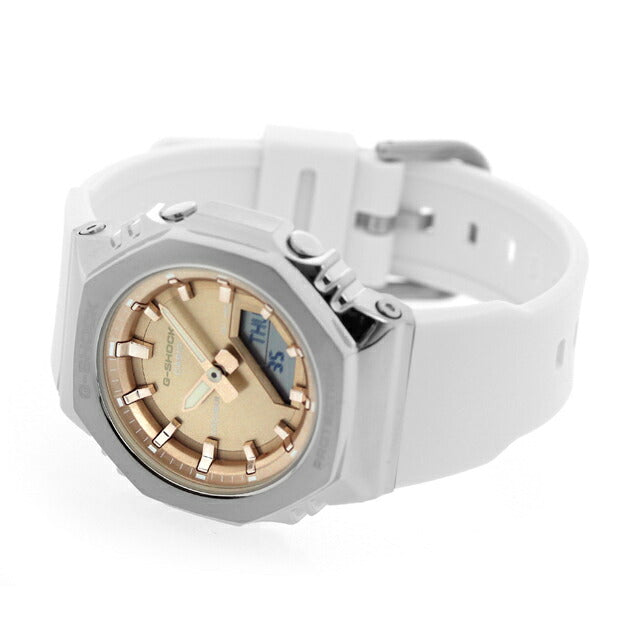gショック ジーショック G-SHOCK クォーツ 電池式 GM-S2110-7A9 アナログデジタル レディース 腕時計 ブランド カシオ casio アナデジ ベージュ ホワイト 白 GM-S2110-7A9DR