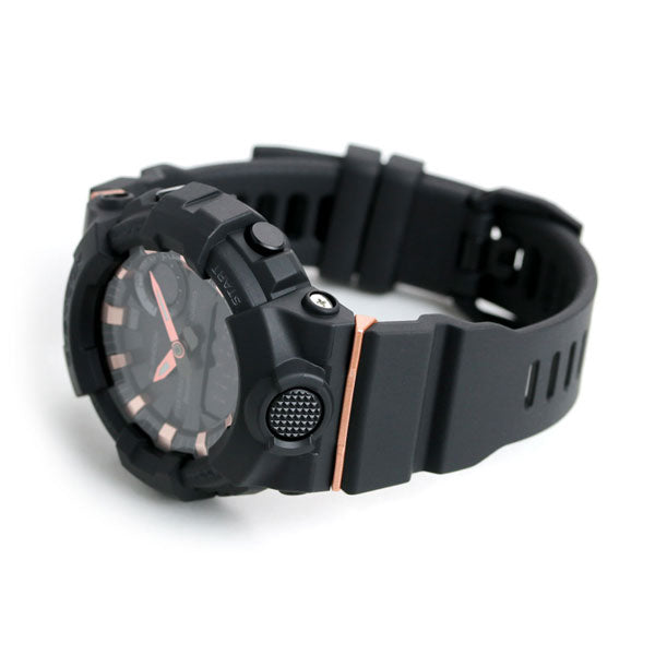 gショック ジーショック G-SHOCK ジースクワッド 海外モデル メンズ 腕時計 ブランド GMA-B800-1ADR オールブラック ピンクゴールド カシオ GMA-B800-1ADR
