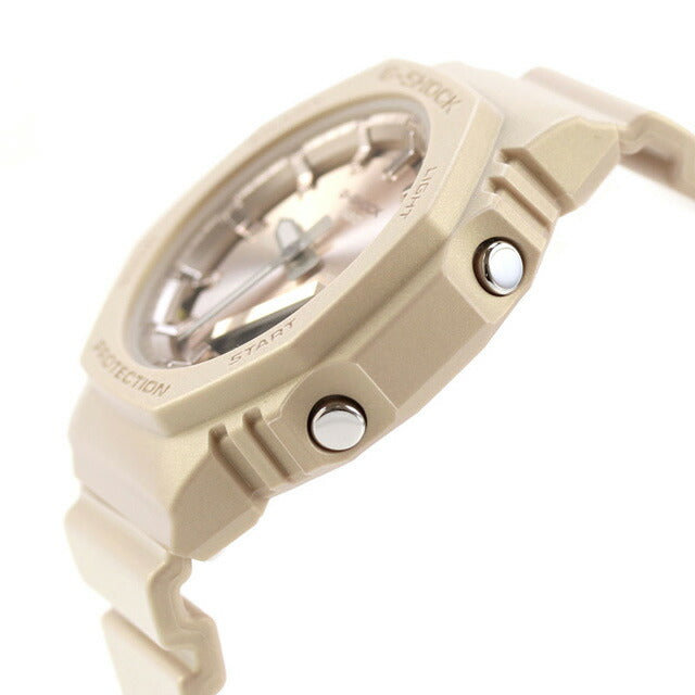 gショック ジーショック G-SHOCK クォーツ 電池式 GMA-P2100ST-9A アナログデジタル レディース 腕時計 ブランド カシオ casio アナデジ ベージュ GMA-P2100ST-9ADR