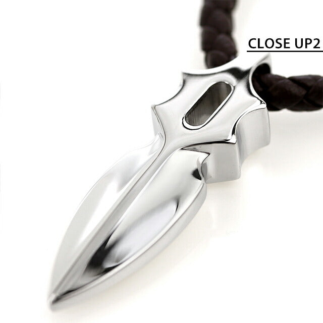 ポリス ネックレス メンズ ブランド ステンレススチール GN0036702 シルバー ブラウン アクセサリー GN0036702