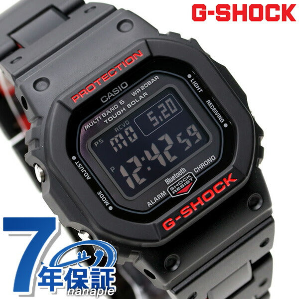 gショック ジーショック G-SHOCK 電波 ソーラー Bluetooth モバイルリンク GW-B5600 メンズ 腕時計 ブランド GW-B5600HR-1DR オールブラック カシオ GW-B5600HR-1DR