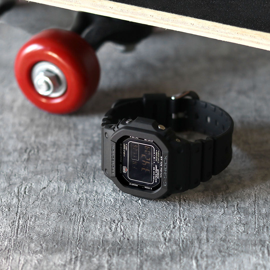 gショック ジーショック G-SHOCK GW-M5610 オリジン 5600 ワールドタイム 電波ソーラー メンズ 腕時計 ブランド GW-M5610U-1BER オールブラック カシオ GW-M5610U-1BER