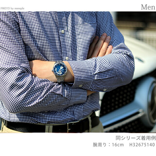 ハミルトン 時計 腕時計 ブランド メンズ ジャズマスター オープンハート オート 40mm スイス製 自動巻き 機械式 H32675150 シルバー H32675150