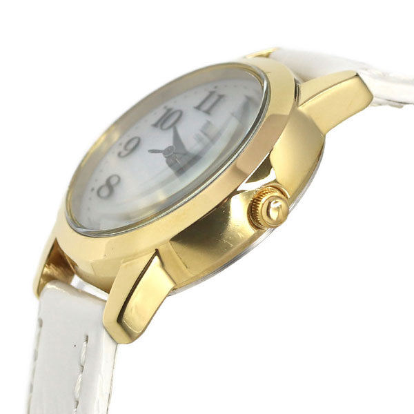 シチズン Q&Q リリッシュ 24mm ソーラー レディース 腕時計 ブランド H049-114 CITIZEN キュー&キュー シルバー×ホワイト プレゼント ギフト H049-114