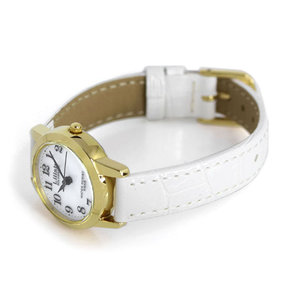シチズン Q&Q リリッシュ 24mm ソーラー レディース 腕時計 ブランド H049-114 CITIZEN キュー&キュー シルバー×ホワイト プレゼント ギフト H049-114