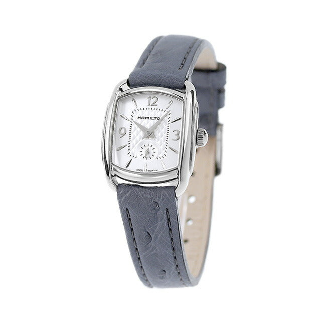 ハミルトン アメリカンクラシック バグリー 23mm クオーツ 腕時計 ブランド レディース HAMILTON H12351655 シルバー グレイッシュブルー H12351655