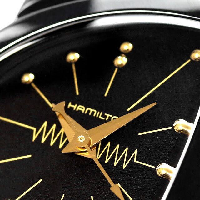 ハミルトン ベンチュラ S 24mm クオーツ 腕時計 ブランド レディース HAMILTON H24201730 アナログ オールブラック 黒 スイス製 H24201730