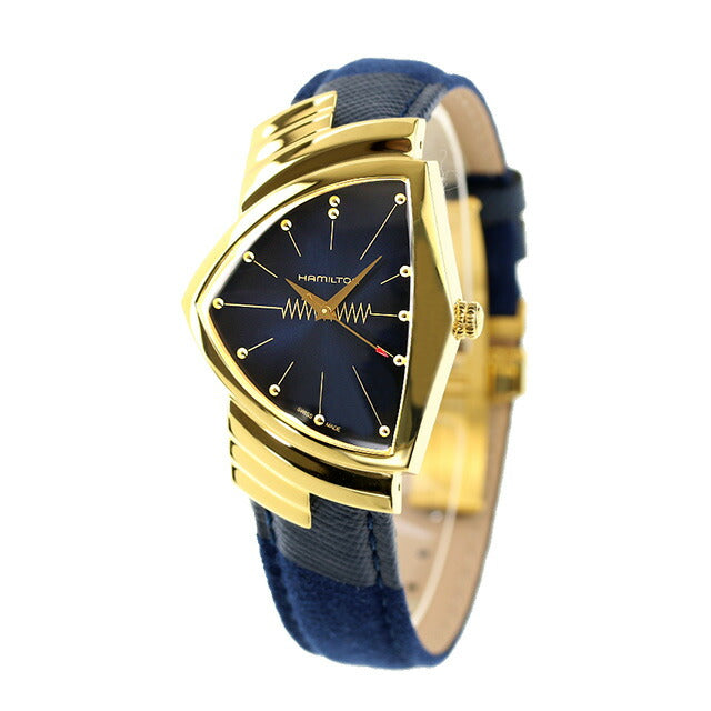 ハミルトン ベンチュラ 32mm クオーツ 腕時計 ブランド メンズ HAMILTON H24301941 アナログ ブルー スイス製 H24301941