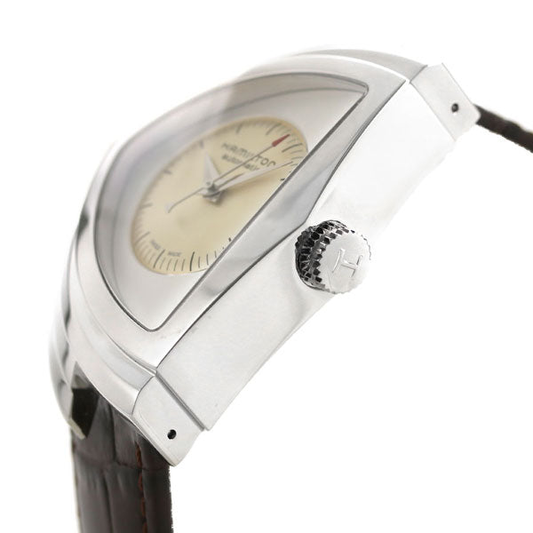 ハミルトン ベンチュラ 34mm メンズ 腕時計 自動巻き H24515521 HAMILTON 時計 ベージュ×ブラウン H24515521