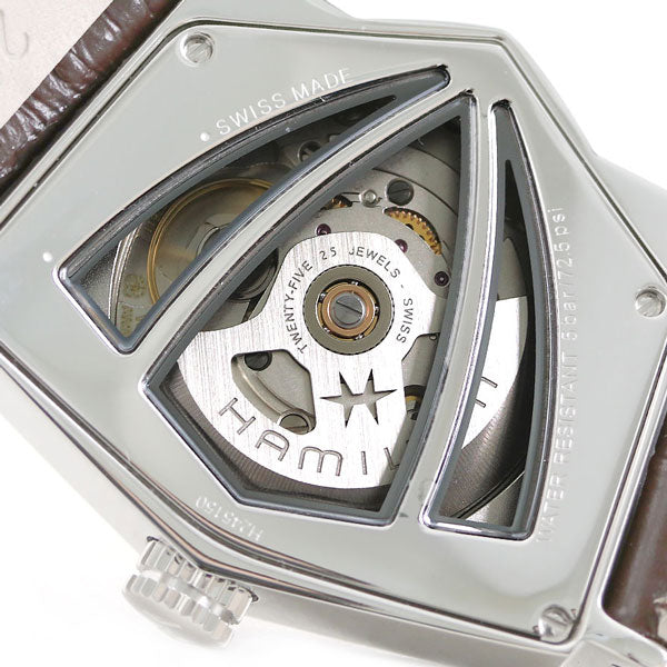 ハミルトン ベンチュラ 34mm メンズ 腕時計 自動巻き H24515521 HAMILTON 時計 ベージュ×ブラウン H24515521