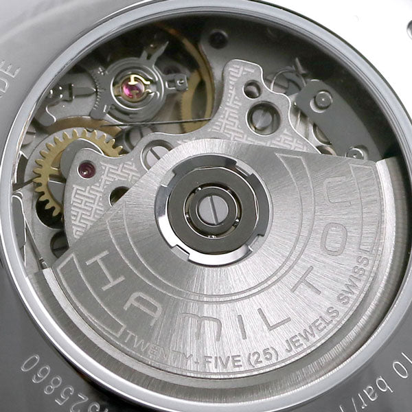 ハミルトン 時計 ジャズマスター オート クロノグラフ 自動巻き メンズ 腕時計 H32586511 HAMILTON ホワイト×ライトブラウン H32586511